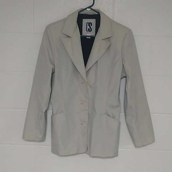 VINTAGE RAIN JACKET SHORT TRENCH - Picture 1 of 2